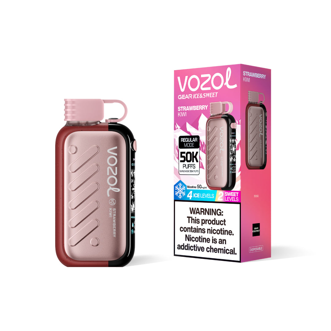 2 Sweet Levels VOZOL Gear 50000 Puffs Strawberry Kiwi