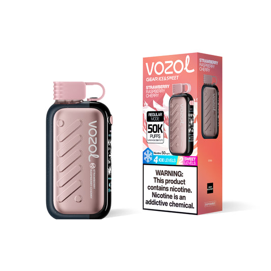 VOZOL Gear 50000 Puffs Strawberry Raspberry Cherry