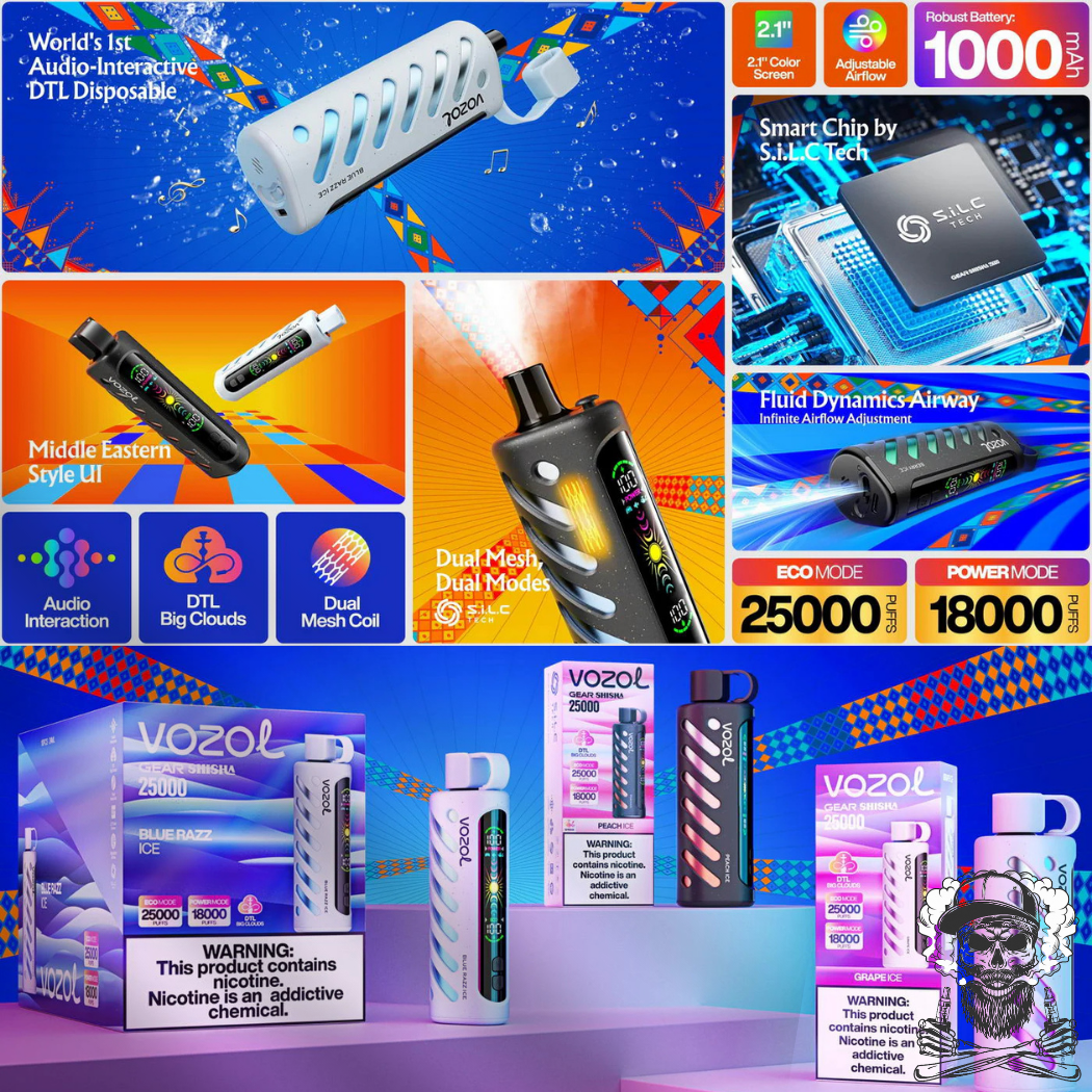 Vozol Gear Shisha 25000