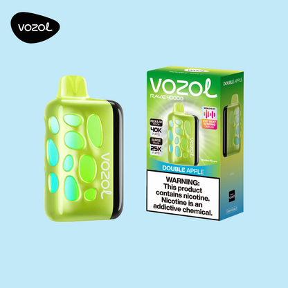 40000 Puffs Double Apple Vozol Rave Vape