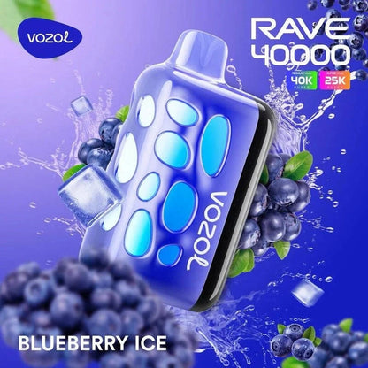 Vozol Rave 40000 Vape Blueberry Ice
