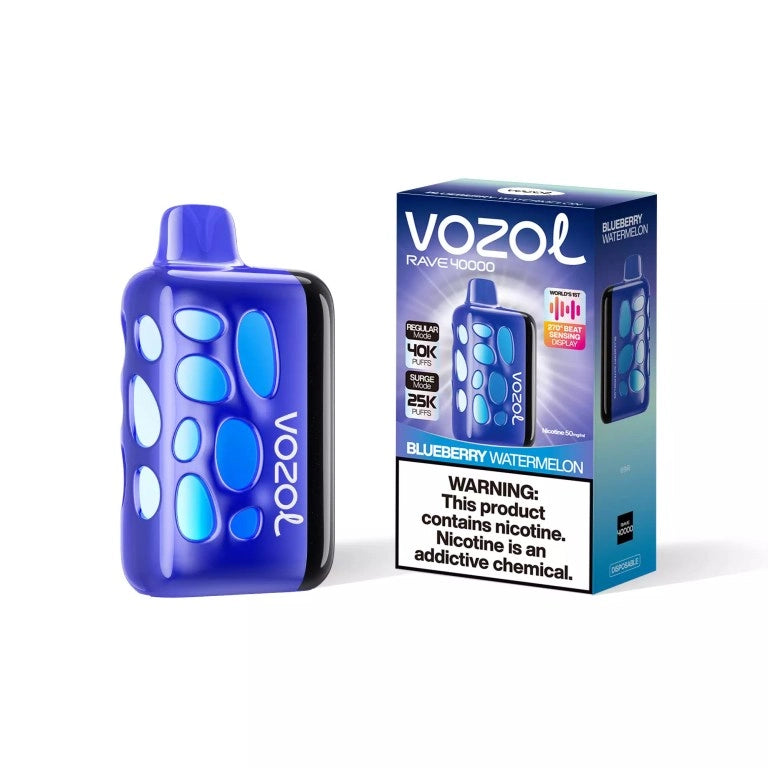 Vozol Rave 40K Puffs Blueberry Watermelon