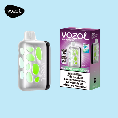 Peach Raspberry Lemonade Vozol Rave 40000