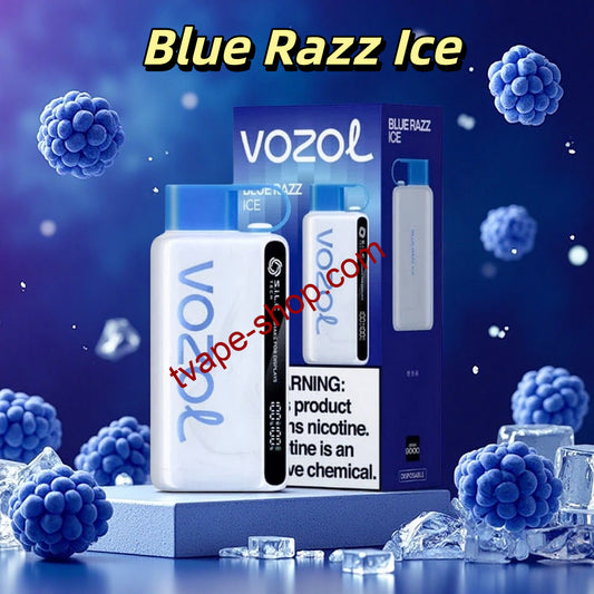 Blue Razz Ice Vozol Star 12000 Vape