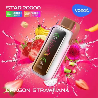 Vozol Star 20K Vape 20000 Züge Dragon Strawnana