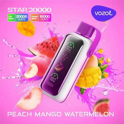 Peach Mango Watermelon Vozol Star 20000