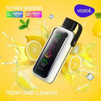 Vozol Star 2000 Puffs Perfume Lemon