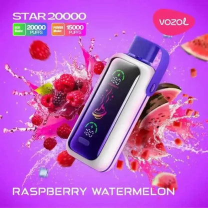 Vozol Vape Star 20000 Raspberry Watermelon