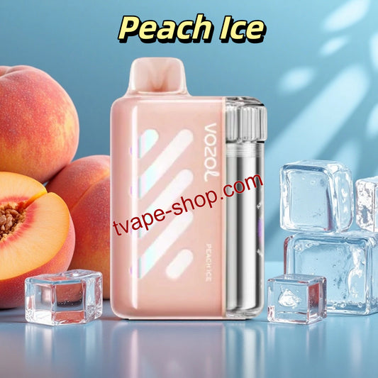 Peach Ice Vozol Vista 40000 Vape