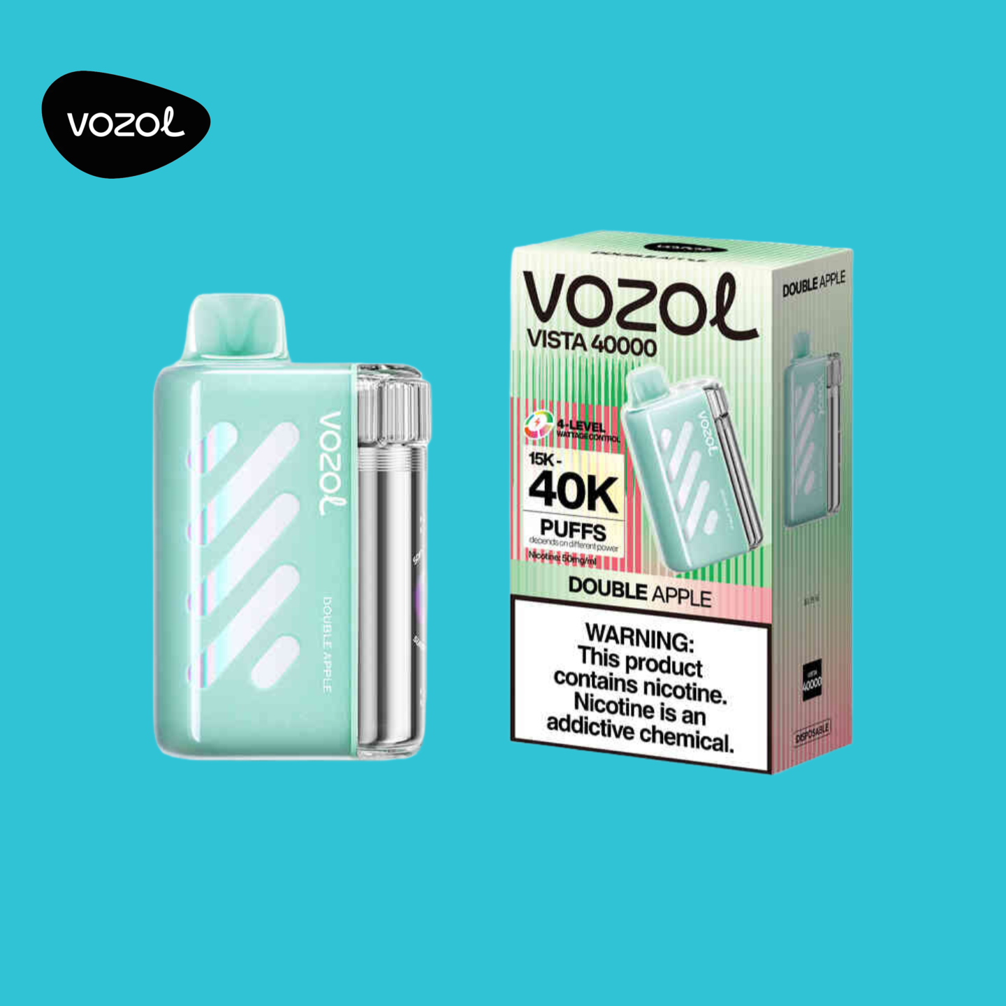 Vozol Vista 40000 Double Apple