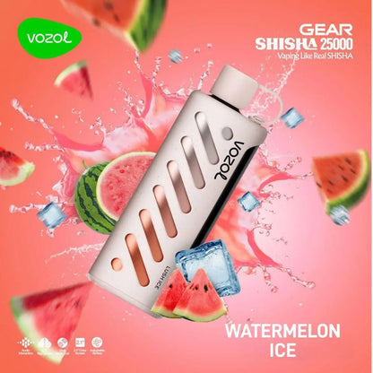 Vozol Gear Shisha 25000 Züge Watermelon Ice