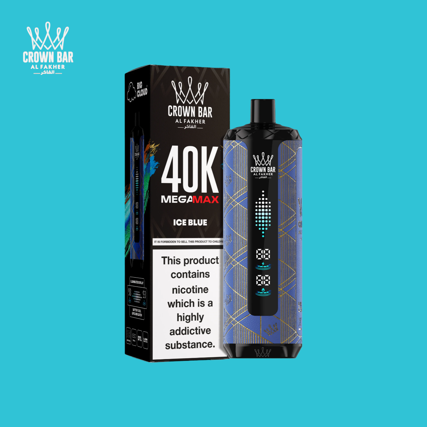 Al Fakher 40000 Ice Blue 30 ml E-Liquid