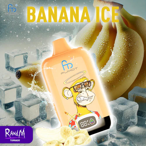 Banana Ice RandM Vape Digital Box 12000 Puffs