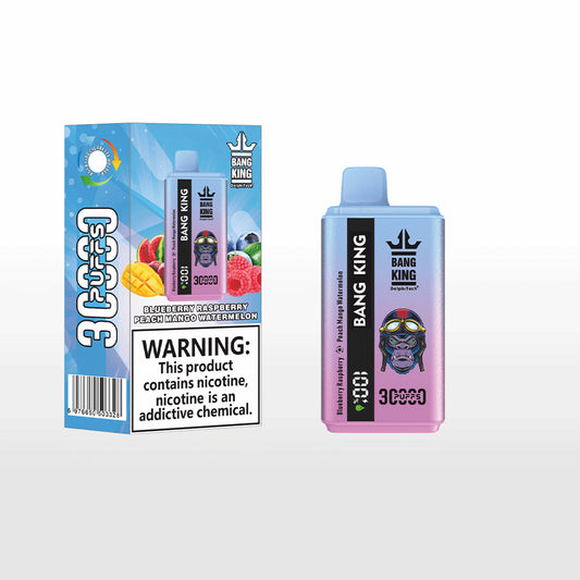Blueberry Raspberry & Peach Mango Watermelon Bang King 30K