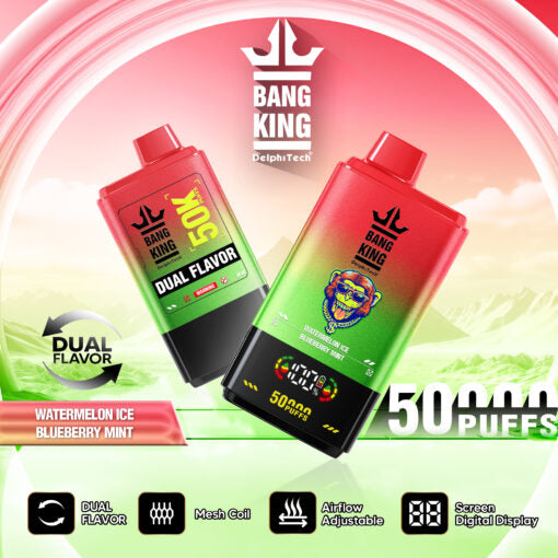 Bang King 50000 Vape Watermelon Ice & Blueberry Mint