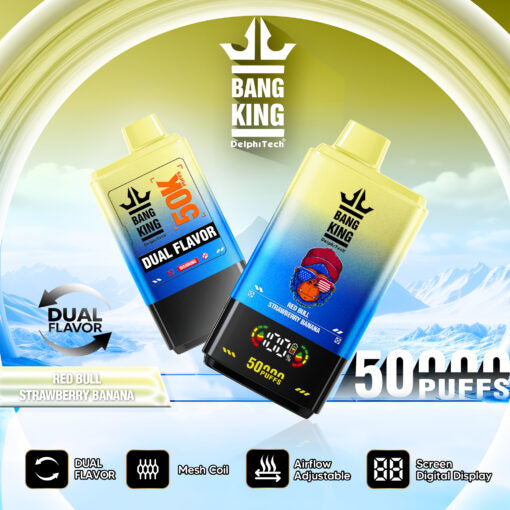 Bang King 50000 Puffs Red Bull & Strawberry Banana