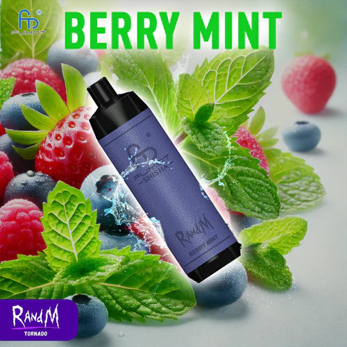 RandM Shisha Vape 10000 Berry Mint