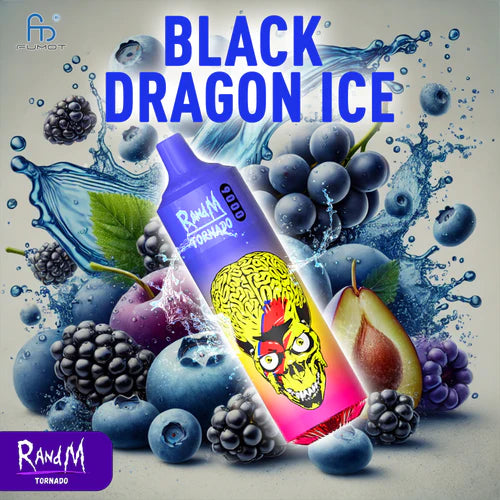 RandM Tornado 9000 Züge Black Dragon Ice