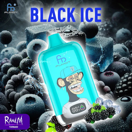 RandM Tornado 12000 Digital Box Black Ice