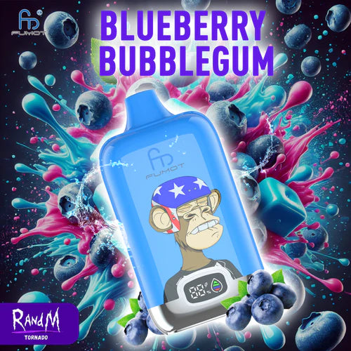 Blueberry Bubblegum RandM Digital Box 12K Vape