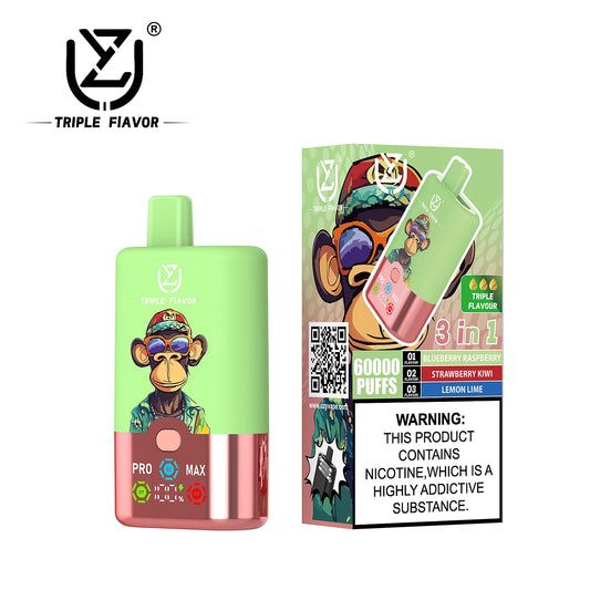 Premium 3-in-1 UZY Triple Flavor Einweg Vape