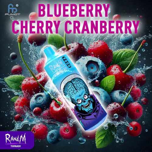 RandM Tornado 9000 Blueberry Cherry Cranberry