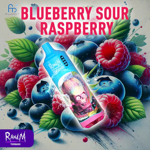 RandM Tornado 9000 Vape Blueberry Sour Raspberry