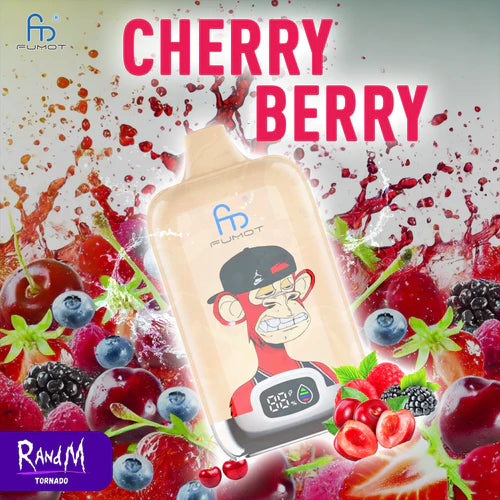 RandM Vape Digital Box 12000 Puffs Cherry Berry