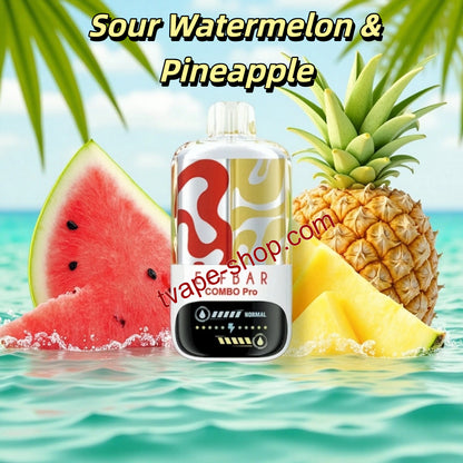 Sour Watermelon & Pineapple Elf Bar 30K Vape Combo Pro 