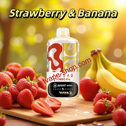 Strawberry & Banana Elf Bar Combo Pro 30000