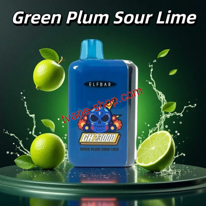 Elf Bar GH23000 Green Plum Sour Lime Geschmack 