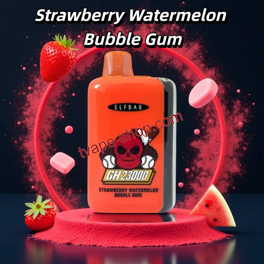 Elf Bar GH23000 – Strawberry Watermelon Bubble Gum