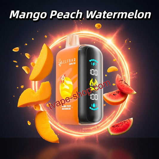 Mango Peach Watermelon Elf Bar Raya D3 25000