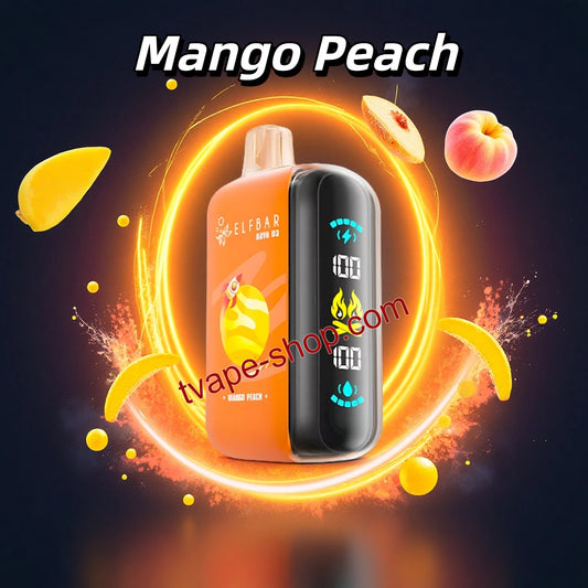 Mango Peach Elf Bar Raya D3 25000 Vape