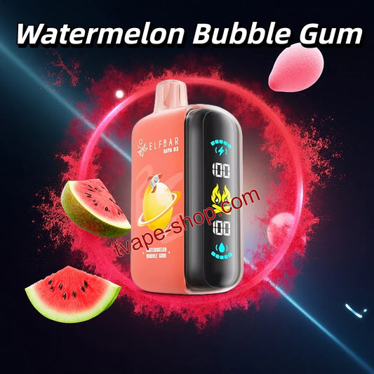 Elf Bar Raya D3 25000 Vape Watermelon Bubble Gum