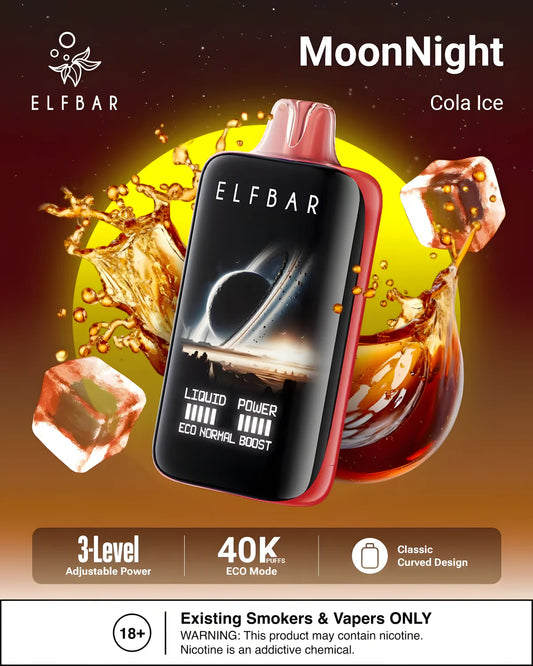 Cola Ice ELF BAR Moon Night 40000 Vape