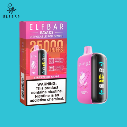 Elf Bar 25000 Puffs Strawberry Grape Vape