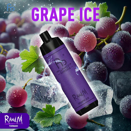 RandM Shisha Vape 10000 Grape Ice
