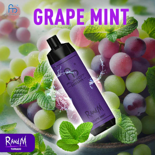 RandM Shisha 10000 Vape Grape Mint