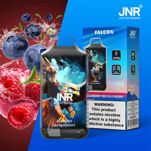 JNR Vape Falcon 16K Blueberry Red Raspberry Geschmack