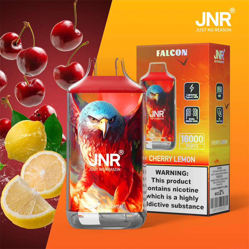 JNR Falcon 16K Puffs Cherry Lemon Vape