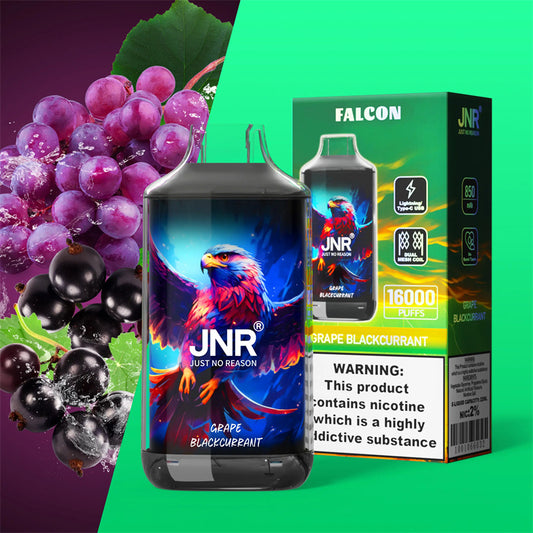 22 ml E-Liquid JNR Falcon 16K Züge Grape Blackcurrant