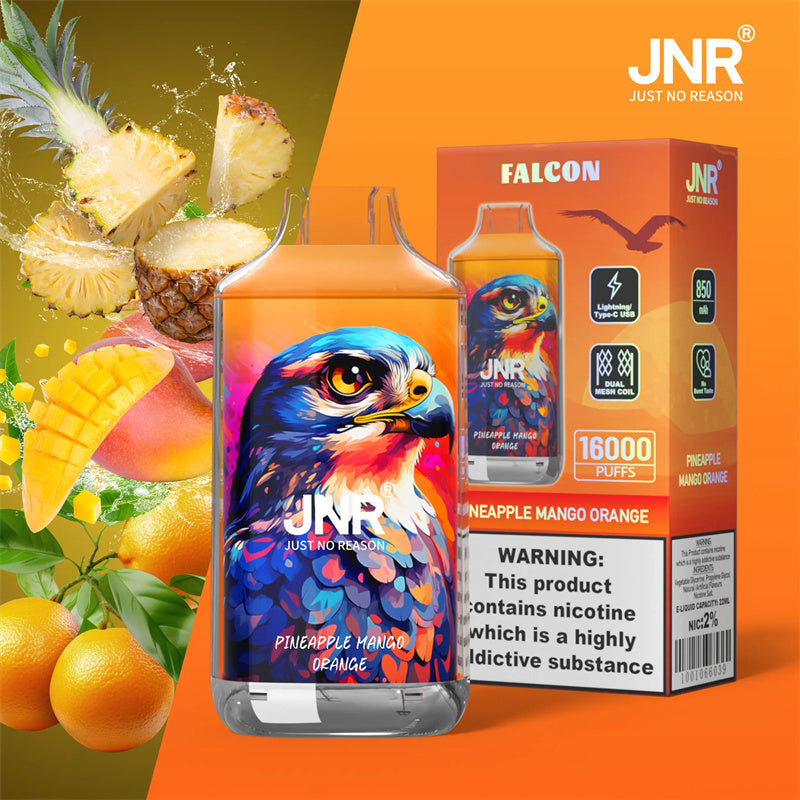 JNR Falcon 16K Puffs Pineapple Mango Orange Vape