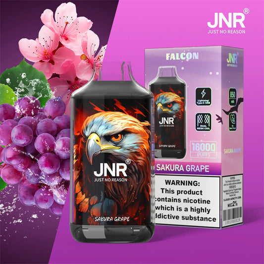 JNR Vape Falcon 16K Puffs Sakura Grape