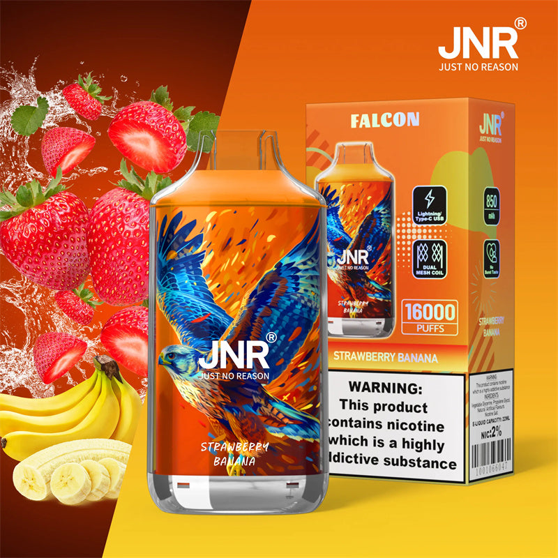 JNR Falcon 16K Strawberry Banana Geschmack