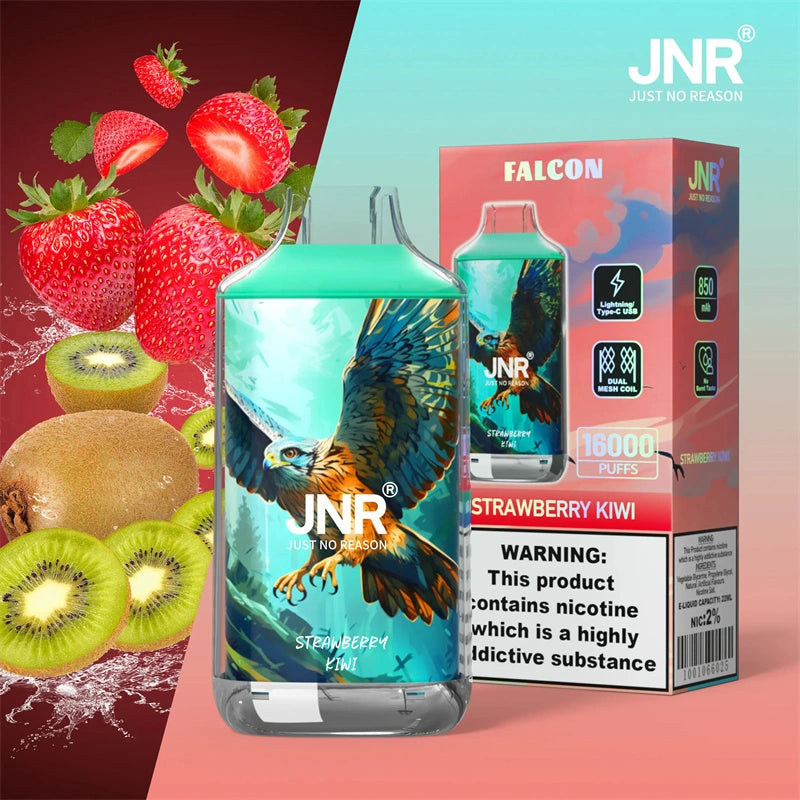 JNR Falcon 16K Puffs Strawberry Kiwi