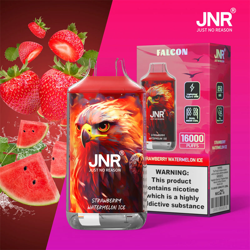 Strawberry Watermelon Ice JNR Vape Falcon 16K Puffs