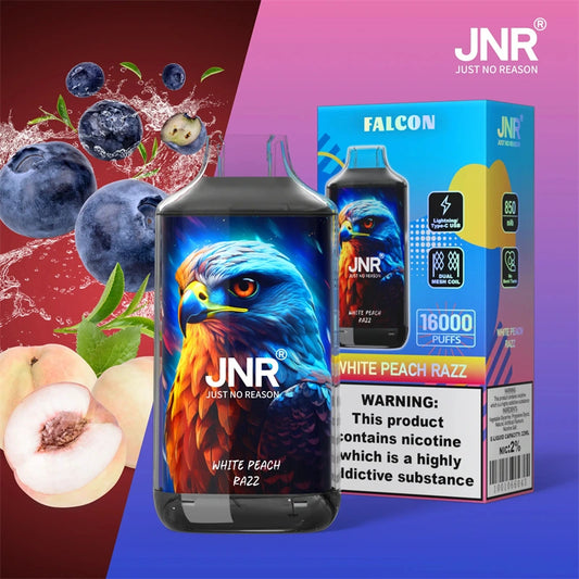 JNR Vape Falcon 16K White Peach Razz Geschmack