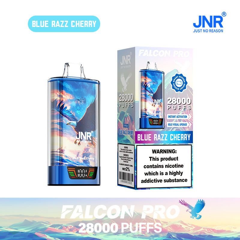 JNR Vape Falcon Pro 28000 Züge Blue Razz Cherry