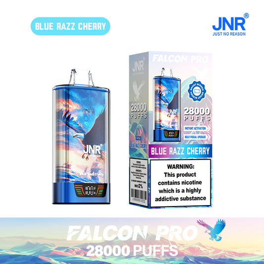 JNR Vape Falcon Pro 28000 Züge Blue Razz Cherry